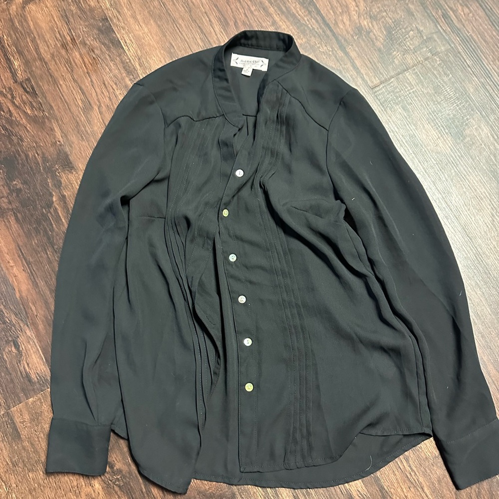 Nanette Lepore Black Blouse